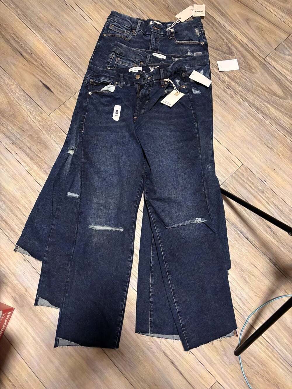 Good American Good Legs Straight Jeans Size 8/29